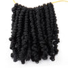 Bob Spring Twist Hair Prelooped Crochet Hair Braids 6 Inch synthetic Short passion twist hair pre twisted By Flyteng