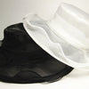 2021 Women elegant Sun Hats Wide Brim Sun Church Dress Wedding Derby Party Beach Floral multi-layered Organza Hat