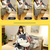 50-120cm Giant Dog Plush Toys Soft Stuffed Husky Long Pillow Cartoon Animal Doll Sleeping Cushion Home Bed Decor Kids Baby Gift