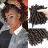 Bob Spring Twist Hair Prelooped Crochet Hair Braids 6 Inch synthetic Short passion twist hair pre twisted By Flyteng