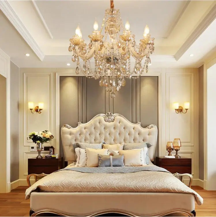 Luxury New K9 Modern Crystal Lustres De Cristal Lamps Chandeliers AC110V/220V Home Decoration Lighting Fixture for Living Room