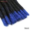 10 Inch Synthetic Dreadlocks Crochet Braids Hair  Handmade Locs Hip-Hop Style For Men And Women Ombre Braiding wig Extensions He