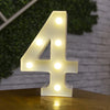 Luxury Alphabet Letter LED Lights Luminous Number Lamp  Battery Night Light for Home Wedding Birthday Christmas Party Decoration