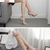 Eilyken Crystal Sexy Women Sandals Metal High Heels Ankle Buckle Strap Gladiator Ladies Pumps Stiletto Nightclub Party Shoes
