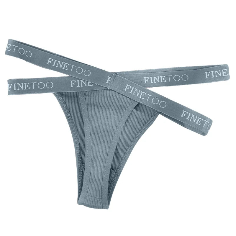 Women's Underwear Women's Panties Sexy Cross Letter Belt Panties High Split Thread Cotton Briefs Women's Panties Woman Clothes