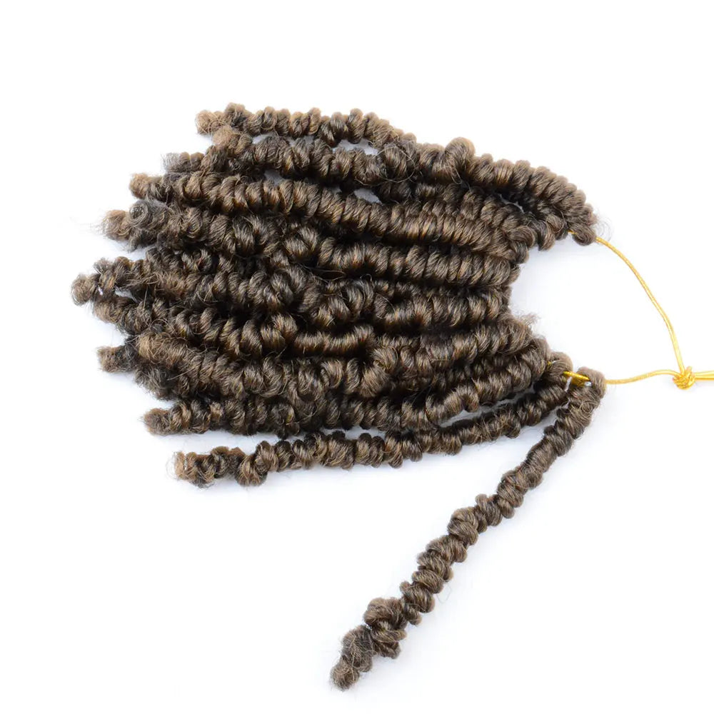 Bob Spring Twist Hair Prelooped Crochet Hair Braids 6 Inch synthetic Short passion twist hair pre twisted By Flyteng
