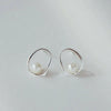 BF CLUB 925 Sterling Silver Sparckling Earrings For Women Trendy Earring Jewelry Prevent Allergy Party Accessories Gift