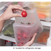 Silicone Food Storage Containers Reusable Food Storage Bags Lunch Bags Stand Up Zip Shut Bag Cup Fresh Food Leakproof Containers
