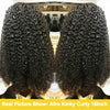 Brazilian Kinky Curly Headband Wig Human Hair 8-30 Inch Remy Kinky Curly Human Hair Wigs For Women 180% Density Full Machine Wig