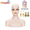 Female Mannequin Head With Shoulder Manikin Head Bust Wig Head Stand With Makeup For Wigs Display Necklace Free Earrings,Wig Cap