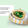Classic Snake Shape Watch For Women Gold Silver Scaleable Bracelet Womens Watches Bling Diamonds Quartz Ladies Wristwatch