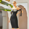 Women's Summer Style Ladies HL Bandage Dress Strap Fashion Sexy Bodycon Mini Dress Evening Party Dress High Quality Vestido