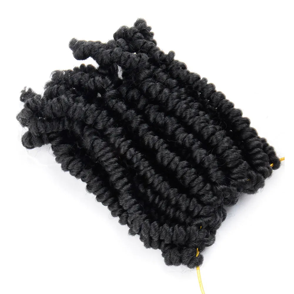 Bob Spring Twist Hair Prelooped Crochet Hair Braids 6 Inch synthetic Short passion twist hair pre twisted By Flyteng