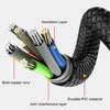 Lovebay Magnetic Cable USB Type C Cable 2.4A 540 Rotate Micro Charger 0.5M 1M 2M Charging Cable For iPhone 13 12 Xiaomi Huawei
