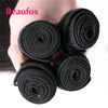 Beaufox Peruvian Hair Bundles Straight Human Hair Weave Bundles Remy Hair Extension Natural Black 1/3/4 Pcs 8-30 Inches