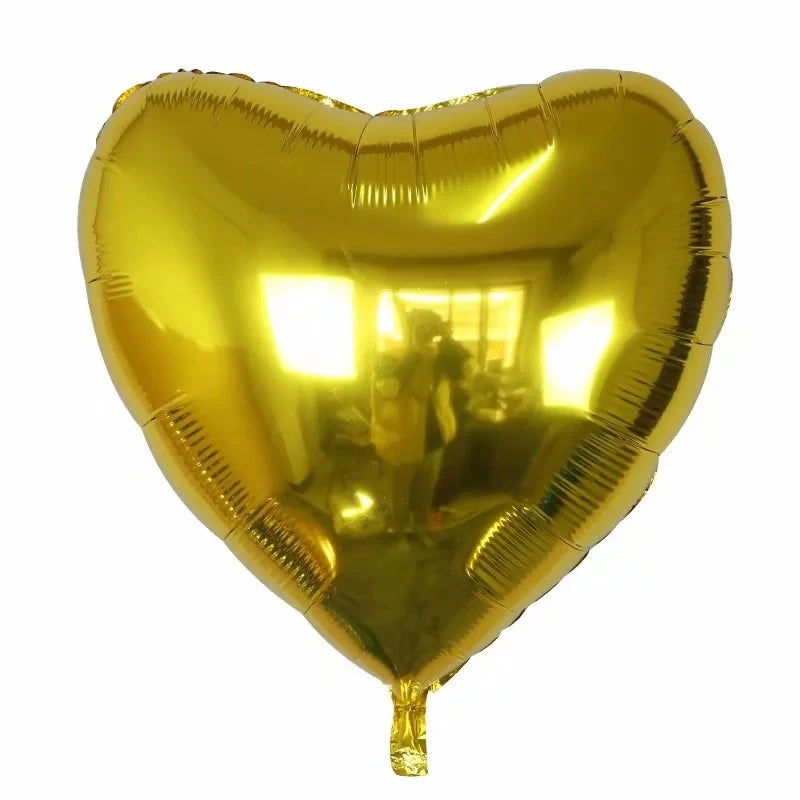 Big Heart Balloon 75cm Red Heart Shape Air Party Balloons Valentines Day Wedding Love Decorations Marriage Supplies Foil Balloon