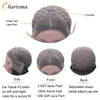 Charisma 26 Inches Long Water Wave Synthetic Lace Front Wig For Black Women Dark Blue Colored Frontal Wigs Natural Hairline Wig