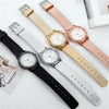 Women Watches Luxury Mesh Band Bracelet Rose Gold   Inlaid Crystal Fashion   New