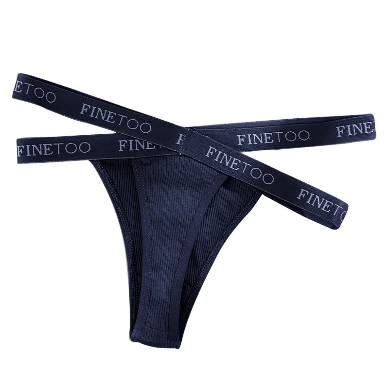 Women's Underwear Women's Panties Sexy Cross Letter Belt Panties High Split Thread Cotton Briefs Women's Panties Woman Clothes