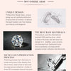 Classic Style 925 Sterling Silver Necklace And Pendants Jewelry For Women Box Chain Luxurious Big CZ Crystal Stone Accessories