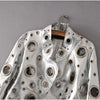 Lautaro Runway Cut Out Short Faux Leather Jacket Golden Rivet Cool Stylish Designer Clothes Women European American Fashion 2022