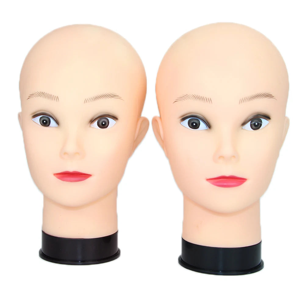 Bald mannequin head stand DOLL Mannequin Head for Caps Wigs Lashes Jewelry Mask Massage for Sale Wig Stand