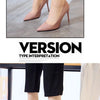 HOT Plus Size 34-44 HOT Women Shoes Pointed Toe Pumps Patent Leather Dress High Heels Boat Shoes Wedding Shoes Zapatos Mujerd76