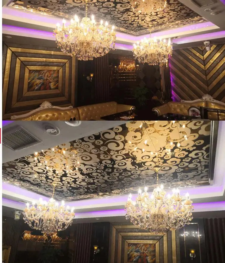 Luxury New K9 Modern Crystal Lustres De Cristal Lamps Chandeliers AC110V/220V Home Decoration Lighting Fixture for Living Room