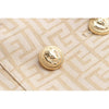 HarleyFashion 2024 Luxury Spring Collection Texure Pattern Formal Jacket Women Blazer