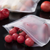Silicone Food Storage Containers Reusable Food Storage Bags Lunch Bags Stand Up Zip Shut Bag Cup Fresh Food Leakproof Containers