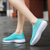 Women Vulcanized Shoes High Quality Women Sneakers Slip On Flats Shoes Women Loafers Plus Size 42 Walking Flat