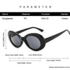 Kurt Cobain Retro Oval Sunglasses Man Vintage Fashion Brand Sun Glasses Classic White Black Lentes De Sol Mujer