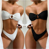 2022 Summer New Bathing Suit Strapless Ladies Swimwear Sexy Bikini With Cover Luxury Swimwear