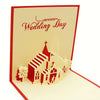 3D Pop Up Love Card with Envelope Valentines Day Birthday Anniversary Greeting Cards for Couples Wife Husband Handmade Gifts