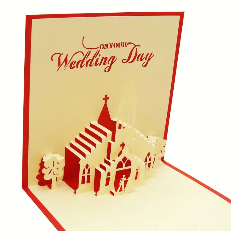 3D Pop Up Love Card with Envelope Valentines Day Birthday Anniversary Greeting Cards for Couples Wife Husband Handmade Gifts