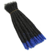 10 Inch Synthetic Dreadlocks Crochet Braids Hair  Handmade Locs Hip-Hop Style For Men And Women Ombre Braiding wig Extensions He
