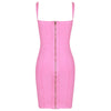 bandage dress summer orange bodycon dresses for women 2022 sexy spaghetti royal blue club celebrity party dress birthday outfit