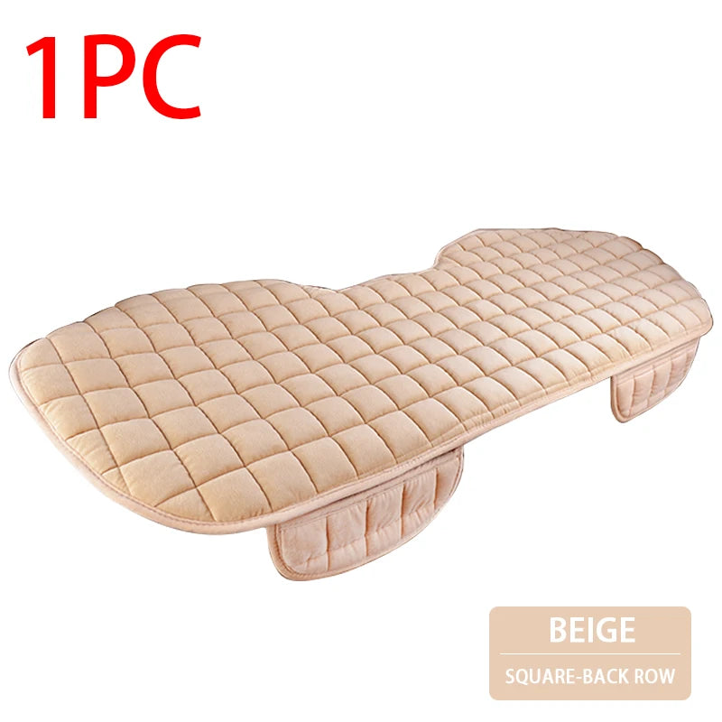 SEAMETAL Winter Plush Car Seat Cover Warm Soft Auto Seat Cushion Anti Slip Chair Protector Pad Universal for Most Car Models