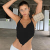 Bandage Halter Hot Sexy Navel Pink Crop Top 2021 Summer Sexy Female Art Print Sleeveless Fashion Slim Tight Party Club Outer