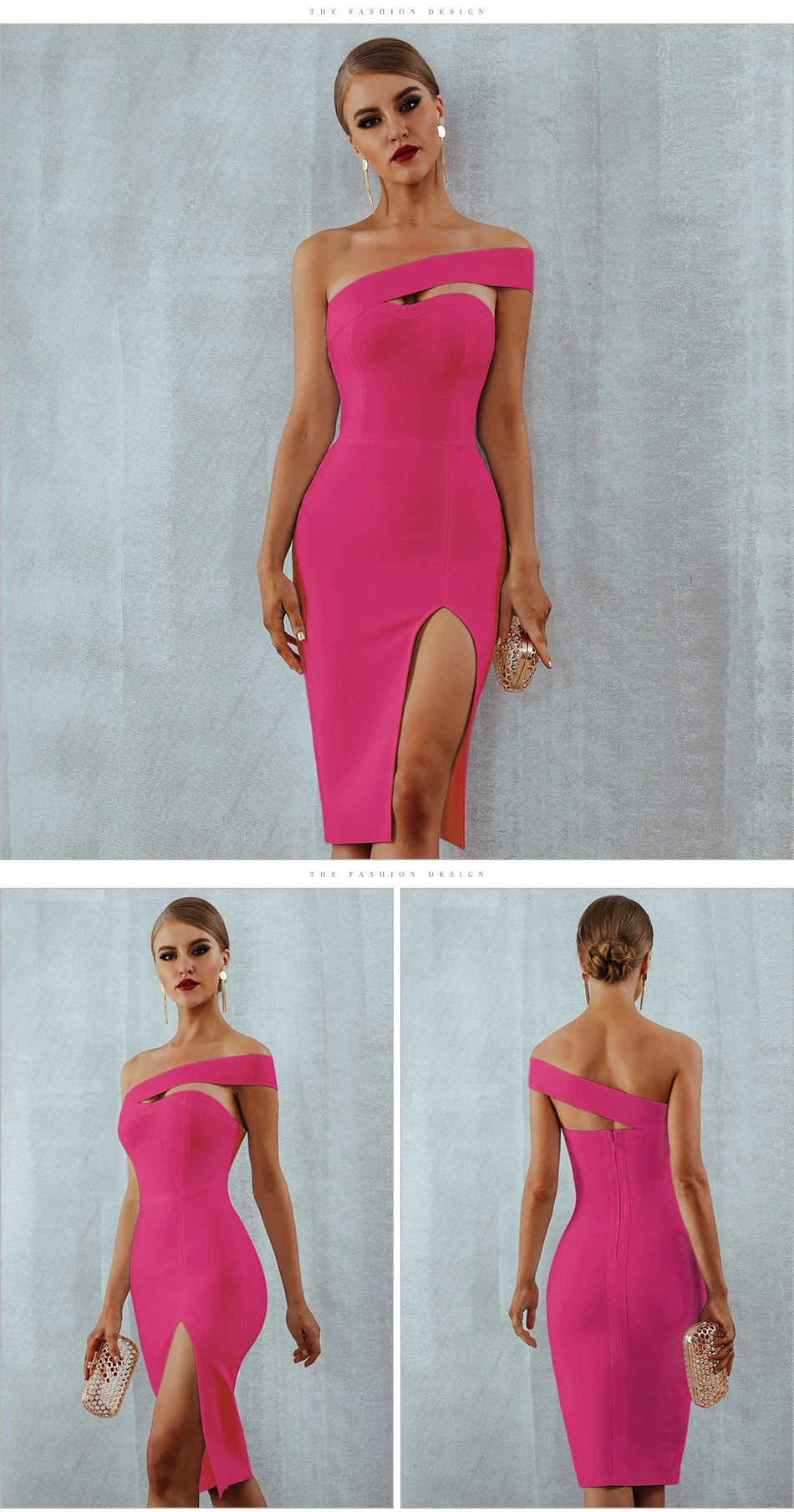 Seamyla 2023 Bandage Dress Sexy White Black Red One Shoulder Bodycon Summer Sleeveless Dress For Women New Celebrity Party Dress