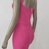 New Arrival Summer Style Sexy Cut Out Button Stretchy Elastic Bandage Dress 2022 Celebrity Designer Evening Party Dress Vestidos