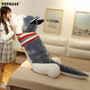 50-120cm Giant Dog Plush Toys Soft Stuffed Husky Long Pillow Cartoon Animal Doll Sleeping Cushion Home Bed Decor Kids Baby Gift