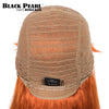 Ginger Straight 16- 28 Inch Human Hair Wigs With Bangs Full Machine Made Wigs Colored Blonde Burg Wigs Brazilian Remy Hair Wig