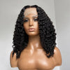 16inch 180% Density Kinky Curly Silk Base Full Lace Wig Peruvian Curly Silk Top Full Lace Human Hair Wigs For Women