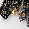 Lautaro Runway Cut Out Short Faux Leather Jacket Golden Rivet Cool Stylish Designer Clothes Women European American Fashion 2022