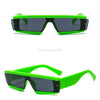 Rimless Square Sunglasses Women Punk Vintage Brand Green Black Shades Sun Glasses Men Trend Female Eyewear Designer Oculos