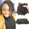 Bob Spring Twist Hair Prelooped Crochet Hair Braids 6 Inch synthetic Short passion twist hair pre twisted By Flyteng