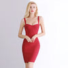 2025 New Women Sexy Spaghetti Strap Rayon HL Elastic Celebrity Bandage Dress Bodycon Mini Club Evening Party Dresses Drop Ship