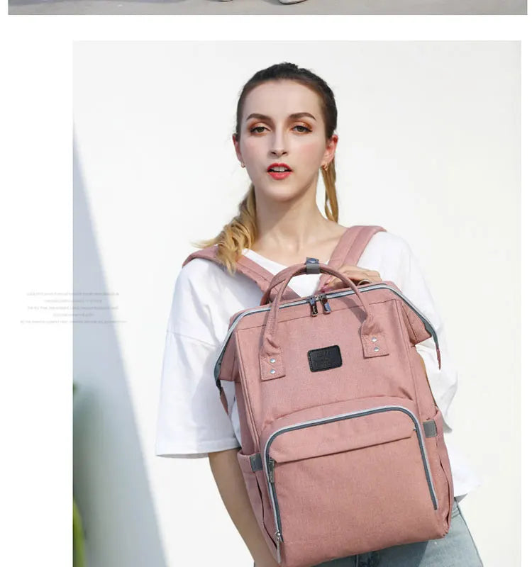 Nappy Backpack Bag Mummy Large Capacity Bag Mom Baby Multi-function Waterproof Outdoor Travel Diaper Bags For Baby Care