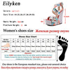 Eilyken Designer Buckle Strap Platform Wedges Women's Sandals Fashion Silk Open Toe High Heels Banquet Party Shoes